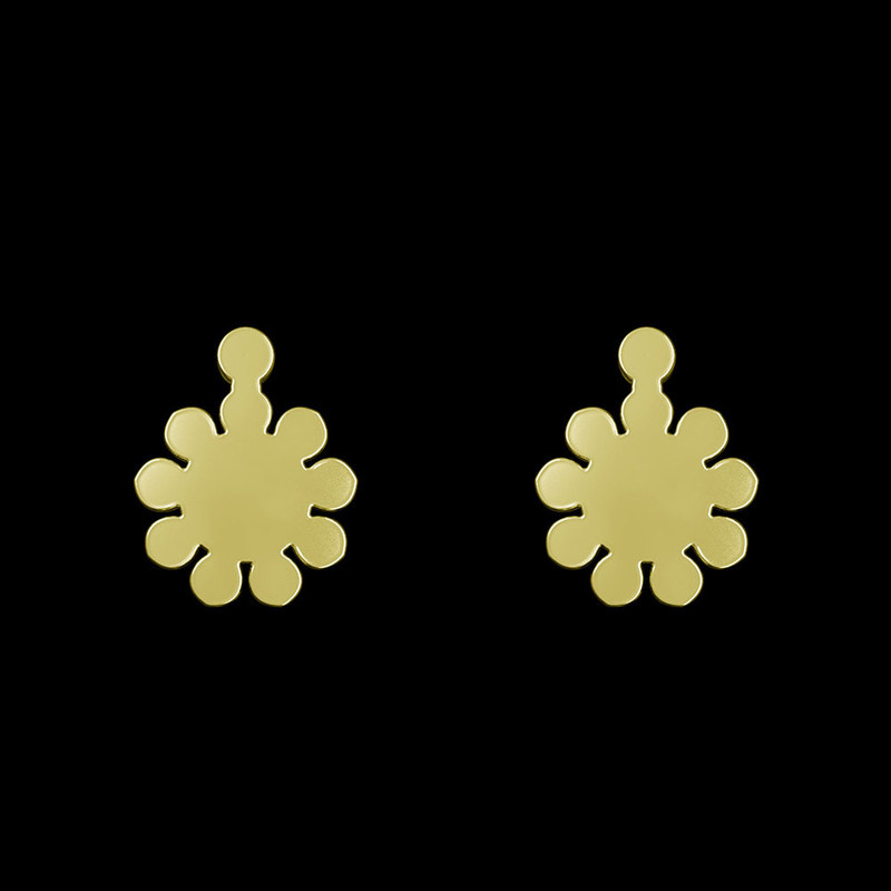 گوشواره طلا 18 عیار زنانه مدوپد مدل گل کد GA1-10851 گوشواره طلا 18 عیار زنانه مدوپد مدل گل کد GA1-10851