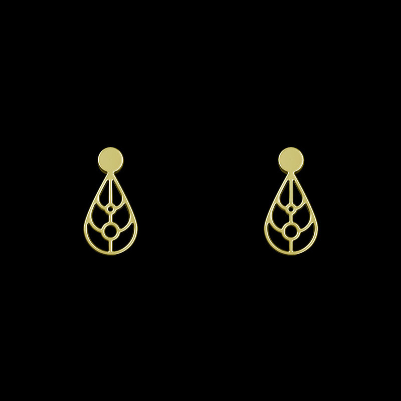 گوشواره طلا 18 عیار زنانه مدوپد مدل اشک کد GA1-10872 گوشواره طلا 18 عیار زنانه مدوپد مدل اشک کد GA1-10872