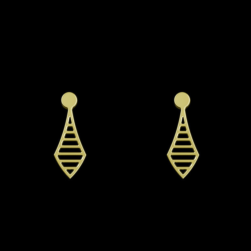 گوشواره طلا 18 عیار زنانه مدوپد مدل هندسی کد GA1-10938 گوشواره طلا 18 عیار زنانه مدوپد مدل هندسی کد GA1-10938