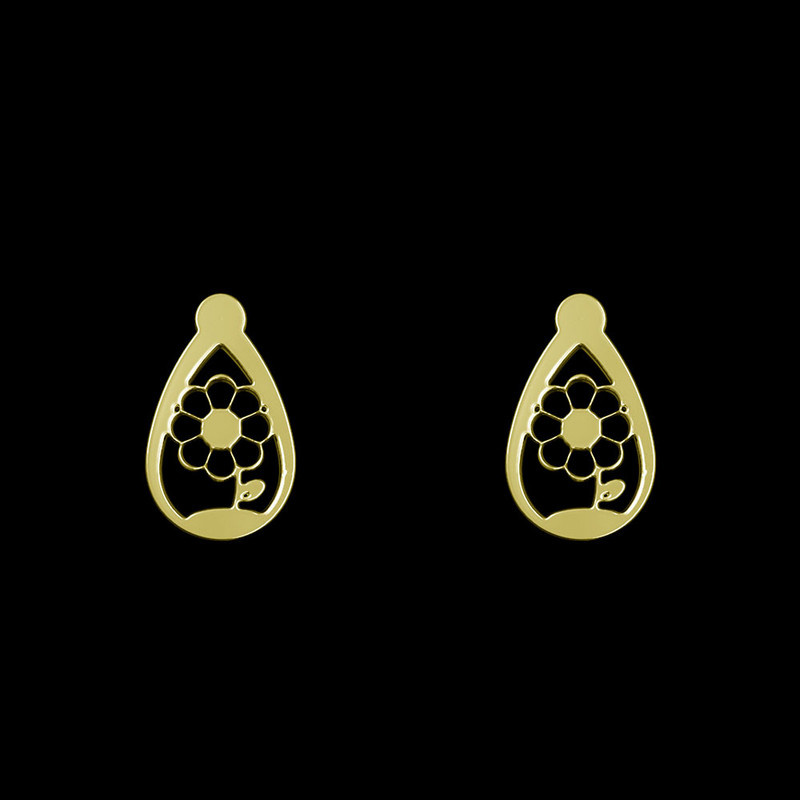 گوشواره طلا 18 عیار زنانه مدوپد مدل گل کد GA1-10986 گوشواره طلا 18 عیار زنانه مدوپد مدل گل کد GA1-10986