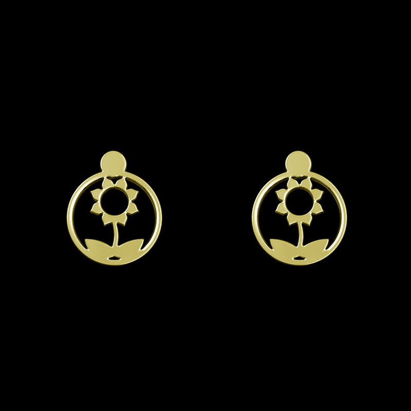 گوشواره طلا 18 عیار زنانه مدوپد مدل گل کد GA1-10993 گوشواره طلا 18 عیار زنانه مدوپد مدل گل کد GA1-10993