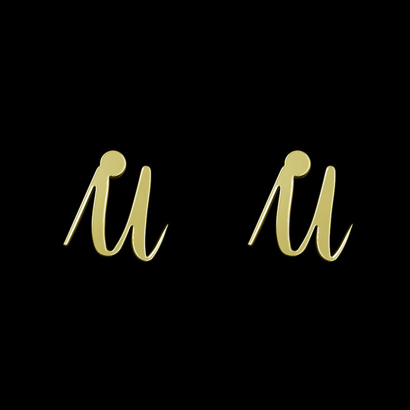 گوشواره طلا 18 عیار زنانه مدوپد مدل حرف u کد GA1-11027 گوشواره طلا 18 عیار زنانه مدوپد مدل حرف u کد GA1-11027