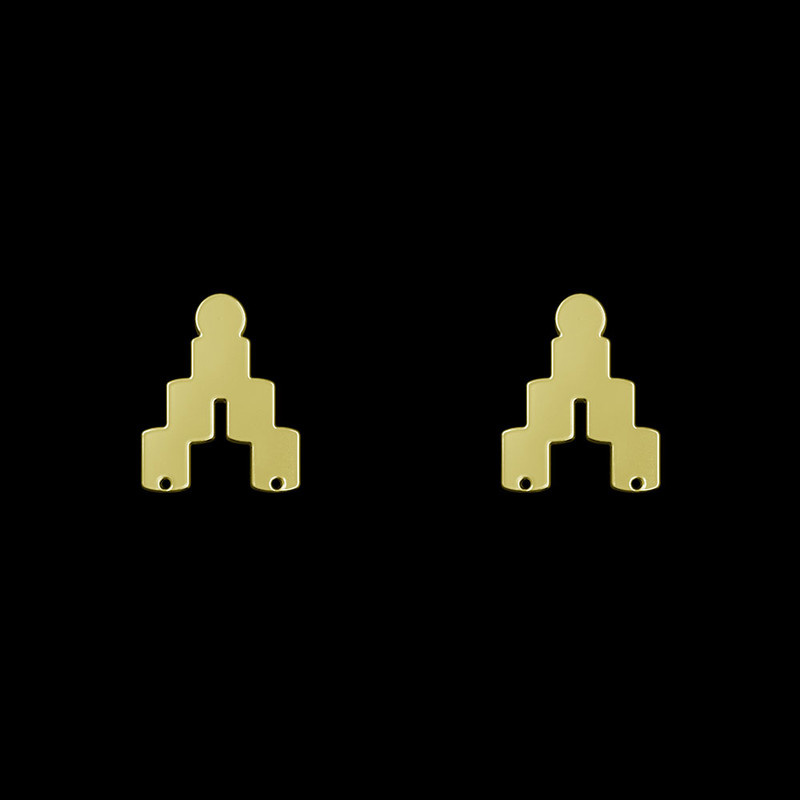 گوشواره طلا 18 عیار زنانه مدوپد مدل هندسی کد GA1-11057 گوشواره طلا 18 عیار زنانه مدوپد مدل هندسی کد GA1-11057