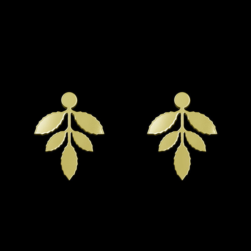 گوشواره طلا 18 عیار زنانه مدوپد مدل برگ کد GA1-11083 گوشواره طلا 18 عیار زنانه مدوپد مدل برگ کد GA1-11083