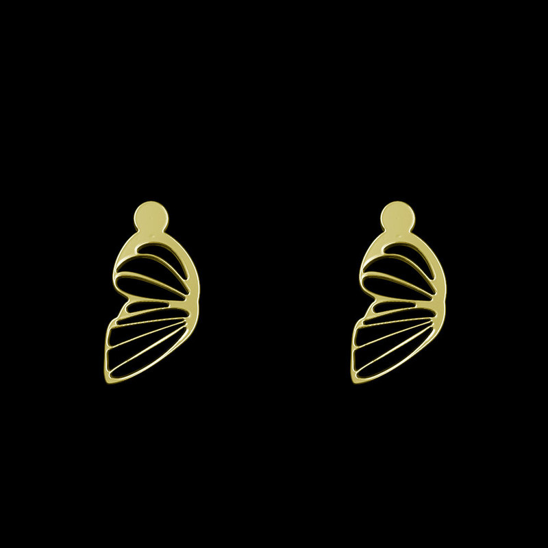 گوشواره طلا 18 عیار زنانه مدوپد مدل بال پروانه کد GA1-11092 گوشواره طلا 18 عیار زنانه مدوپد مدل بال پروانه کد GA1-11092