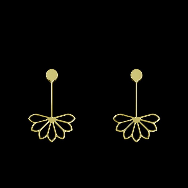 گوشواره طلا 18 عیار زنانه مدوپد مدل گل کد GA1-11093 گوشواره طلا 18 عیار زنانه مدوپد مدل گل کد GA1-11093