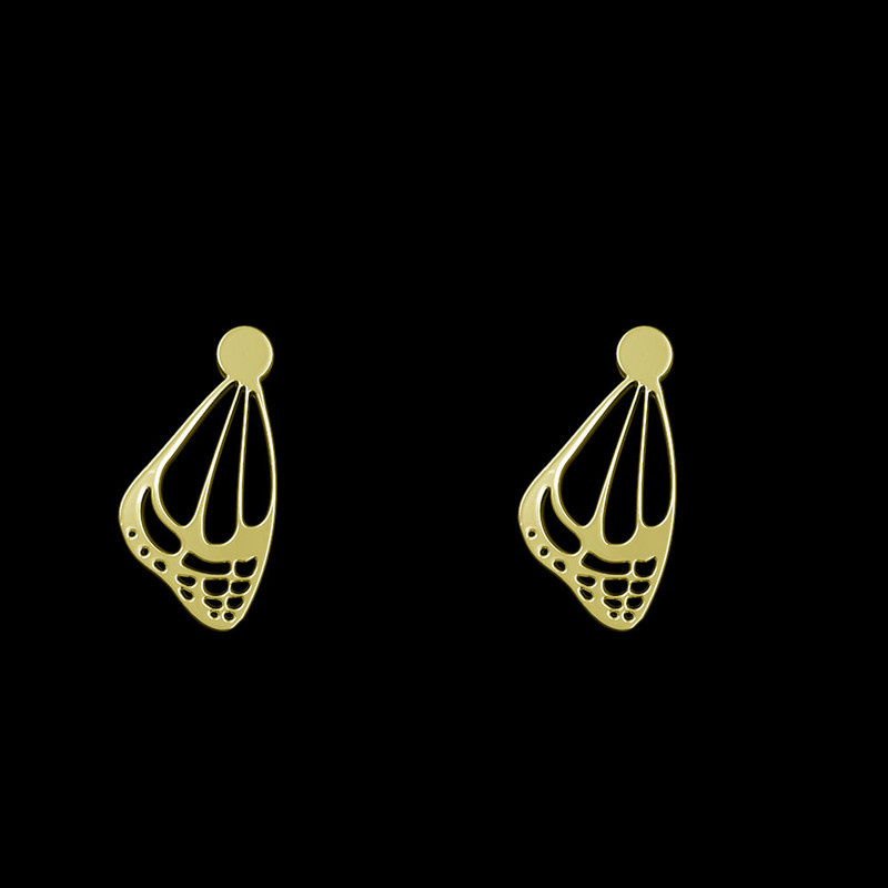 گوشواره طلا 18 عیار زنانه مدوپد مدل بال پروانه کد GA1-11133 گوشواره طلا 18 عیار زنانه مدوپد مدل بال پروانه کد GA1-11133