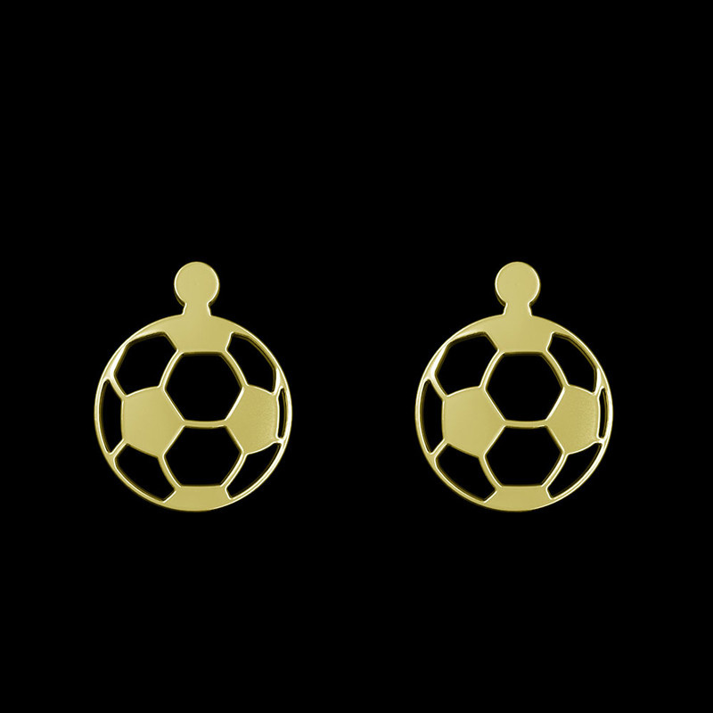 گوشواره طلا 18 عیار زنانه مدوپد مدل توپ فوتبال کد GA1-11161 گوشواره طلا 18 عیار زنانه مدوپد مدل توپ فوتبال کد GA1-11161