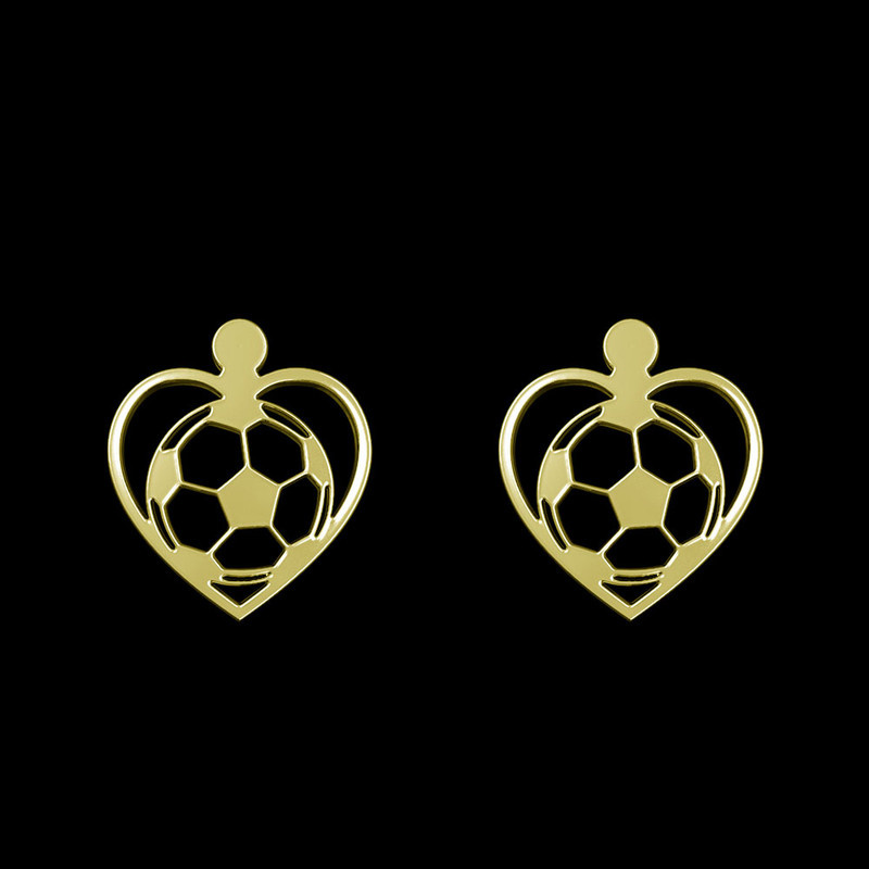 گوشواره طلا 18 عیار زنانه مدوپد مدل توپ فوتبال کد GA1-11167 گوشواره طلا 18 عیار زنانه مدوپد مدل توپ فوتبال کد GA1-11167