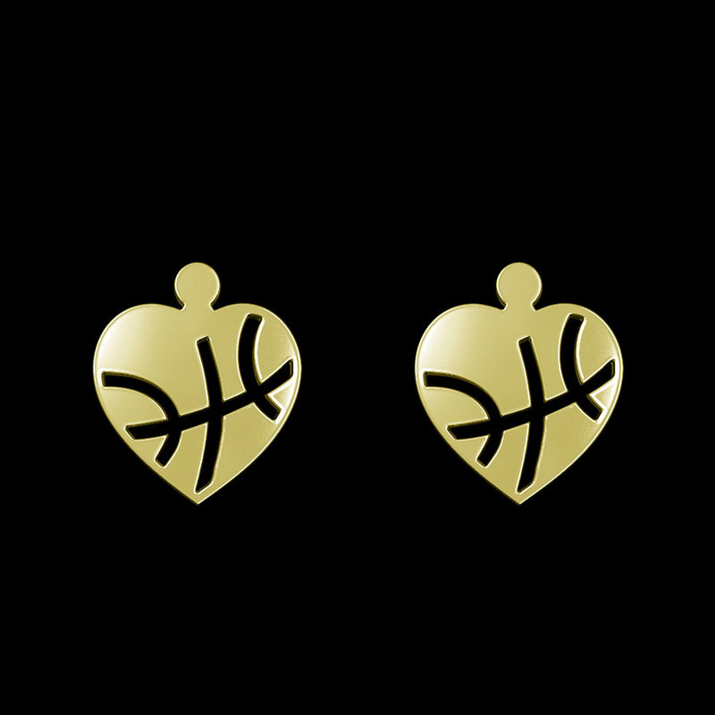 گوشواره طلا 18 عیار زنانه مدوپد مدل قلب کد GA1-11168 گوشواره طلا 18 عیار زنانه مدوپد مدل قلب کد GA1-11168