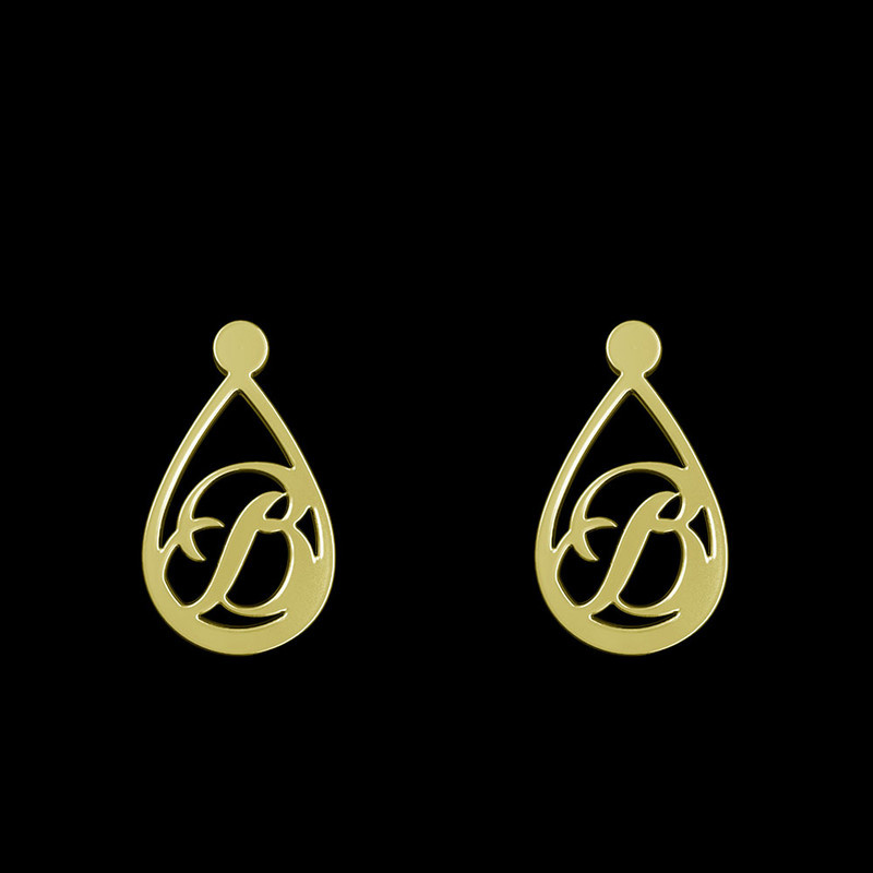 گوشواره طلا 18 عیار زنانه مدوپد مدل حرف B کد GA1-11190 گوشواره طلا 18 عیار زنانه مدوپد مدل حرف B کد GA1-11190