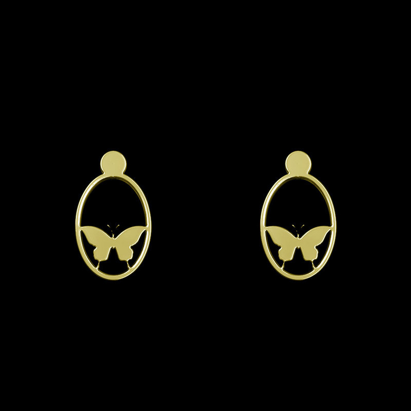 گوشواره طلا 18 عیار زنانه مدوپد مدل پروانه کد GA1-11267 گوشواره طلا 18 عیار زنانه مدوپد مدل پروانه کد GA1-11267