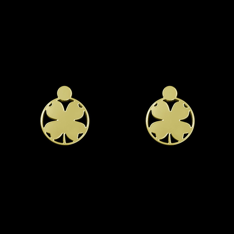 گوشواره طلا 18 عیار زنانه مدوپد مدل برگ کد GA1-11326 گوشواره طلا 18 عیار زنانه مدوپد مدل برگ کد GA1-11326