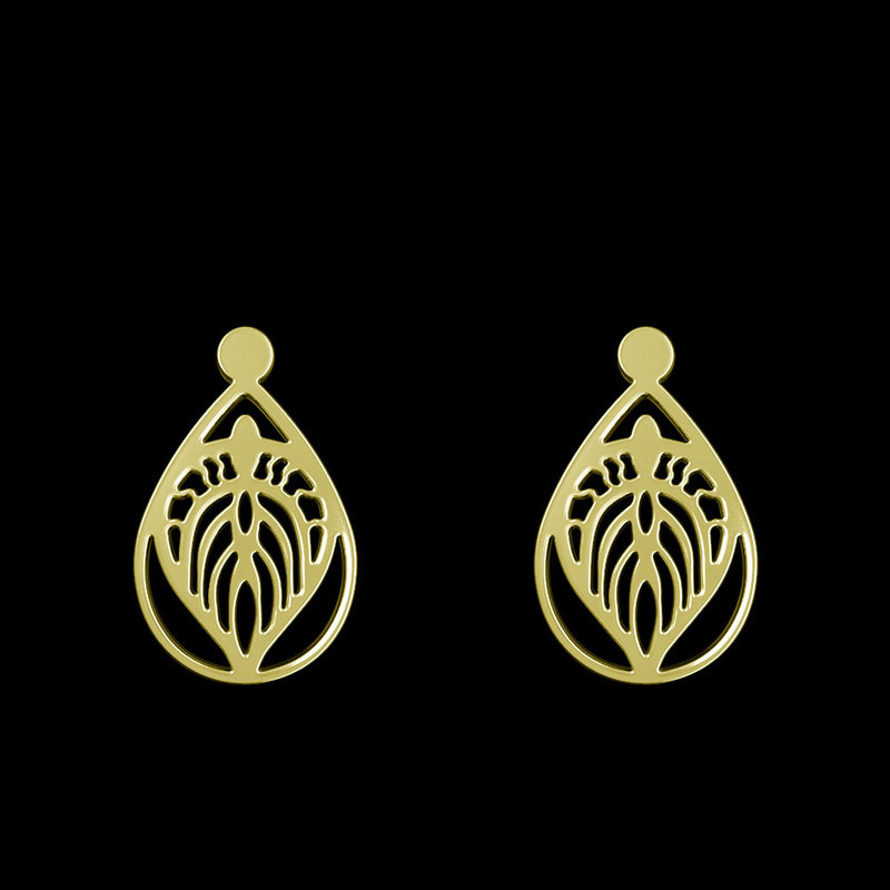 گوشواره طلا 18 عیار زنانه مدوپد مدل هندسی کد GA1-11343 گوشواره طلا 18 عیار زنانه مدوپد مدل هندسی کد GA1-11343