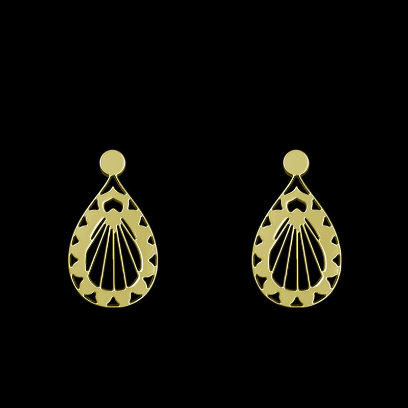 گوشواره طلا 18 عیار زنانه مدوپد مدل اشک کد GA1-11357 گوشواره طلا 18 عیار زنانه مدوپد مدل اشک کد GA1-11357