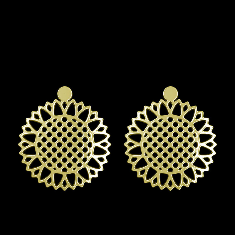 گوشواره طلا 18 عیار زنانه مدوپد مدل گل کد GA1-11387 گوشواره طلا 18 عیار زنانه مدوپد مدل گل کد GA1-11387