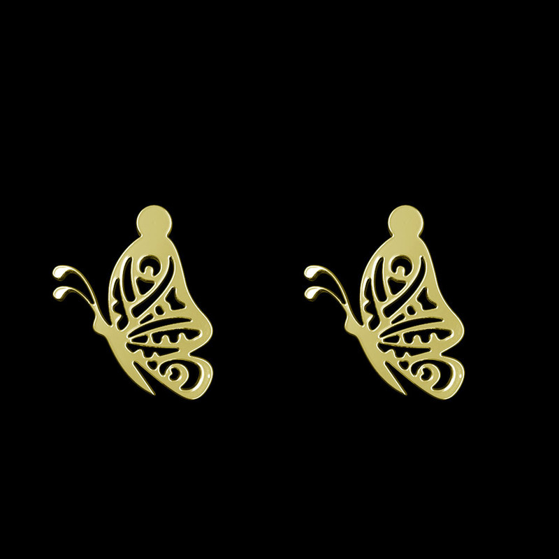 گوشواره طلا 18 عیار زنانه مدوپد مدل پروانه کد GA1-11392 گوشواره طلا 18 عیار زنانه مدوپد مدل پروانه کد GA1-11392