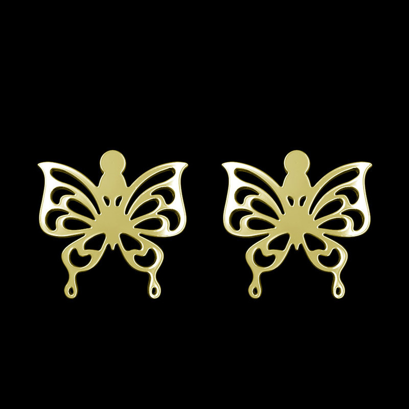 گوشواره طلا 18 عیار زنانه مدوپد مدل پروانه کد GA1-11397 گوشواره طلا 18 عیار زنانه مدوپد مدل پروانه کد GA1-11397