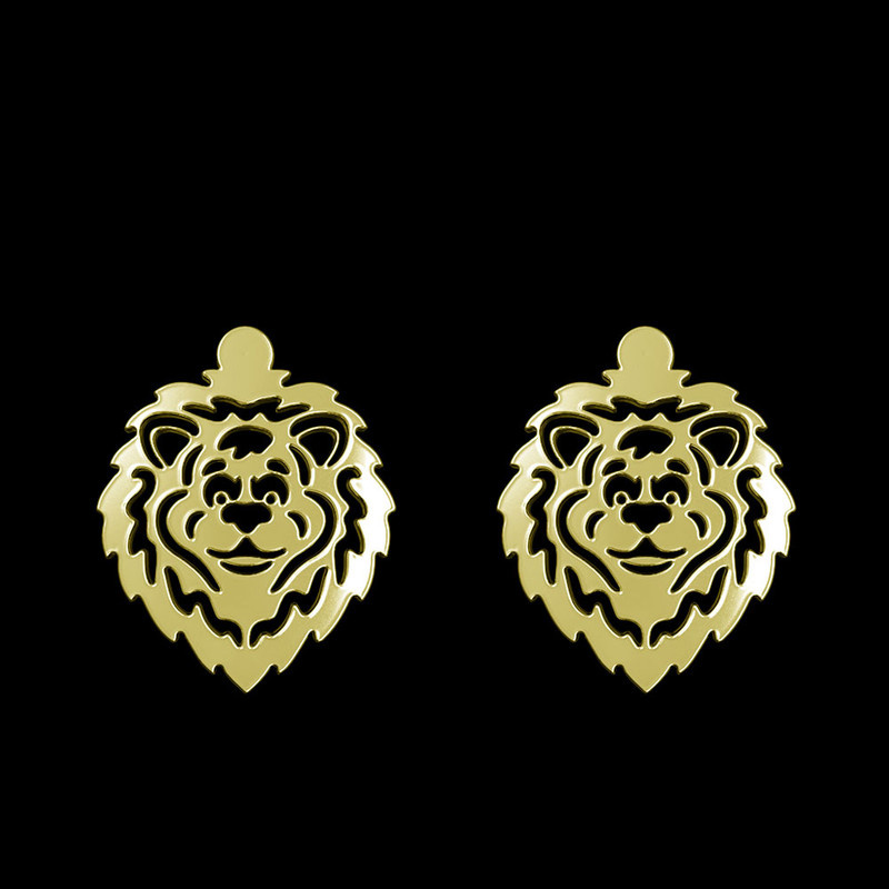 گوشواره طلا 18 عیار زنانه مدوپد مدل شیر کد GA1-11400 گوشواره طلا 18 عیار زنانه مدوپد مدل شیر کد GA1-11400