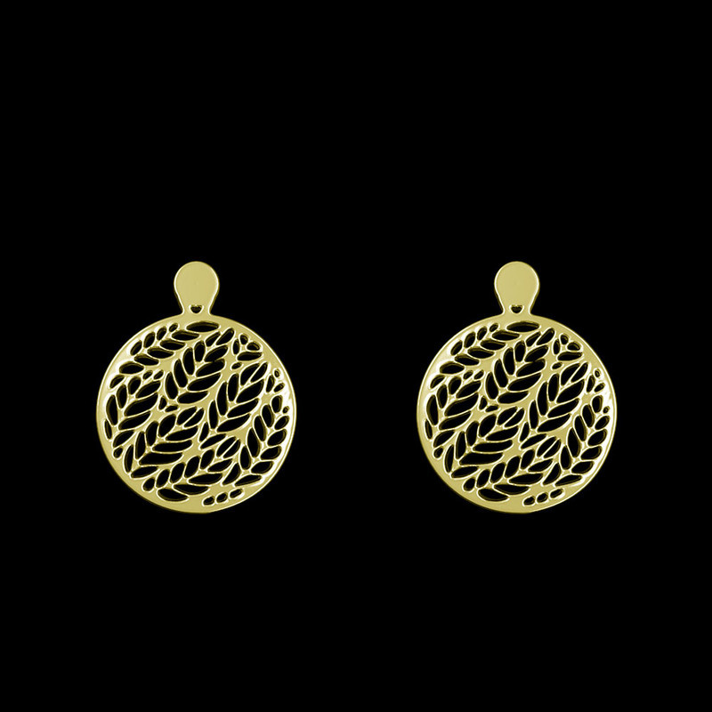 گوشواره طلا 18 عیار زنانه مدوپد مدل دایره کد GA1-11402 گوشواره طلا 18 عیار زنانه مدوپد مدل دایره کد GA1-11402