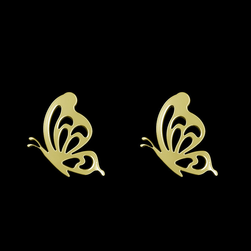 گوشواره طلا 18 عیار زنانه مدوپد مدل پروانه کد GA1-11418 گوشواره طلا 18 عیار زنانه مدوپد مدل پروانه کد GA1-11418