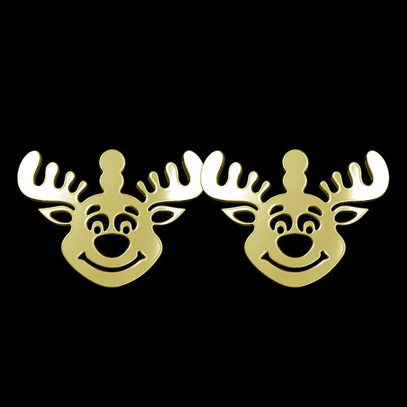 گوشواره طلا 18 عیار زنانه مدوپد مدل گوزن کد GA1-11423 گوشواره طلا 18 عیار زنانه مدوپد مدل گوزن کد GA1-11423