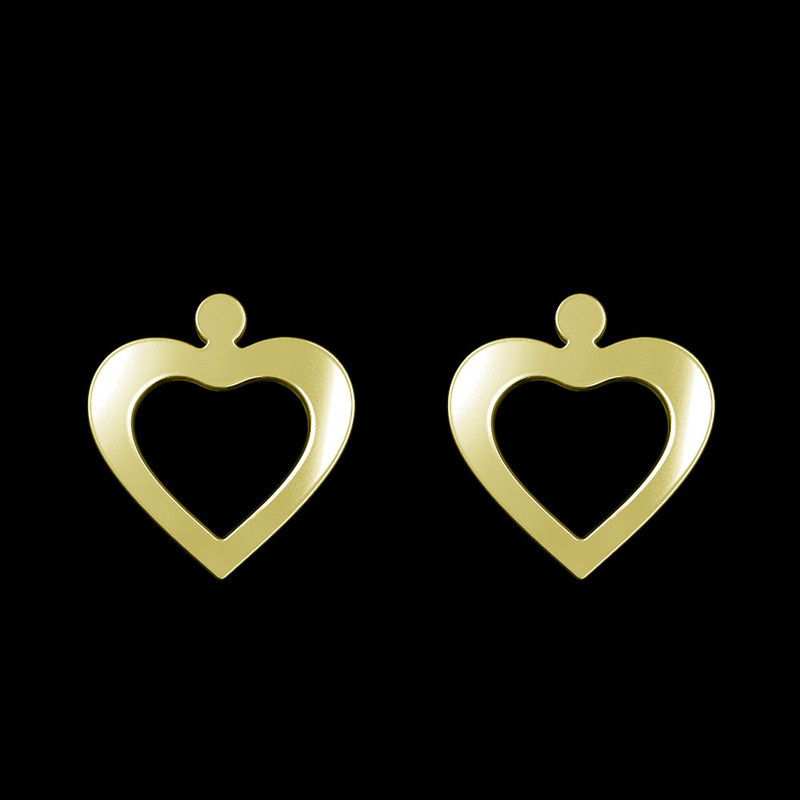 گوشواره طلا 18 عیار زنانه مدوپد مدل قلب کد GA1-11442 گوشواره طلا 18 عیار زنانه مدوپد مدل قلب کد GA1-11442