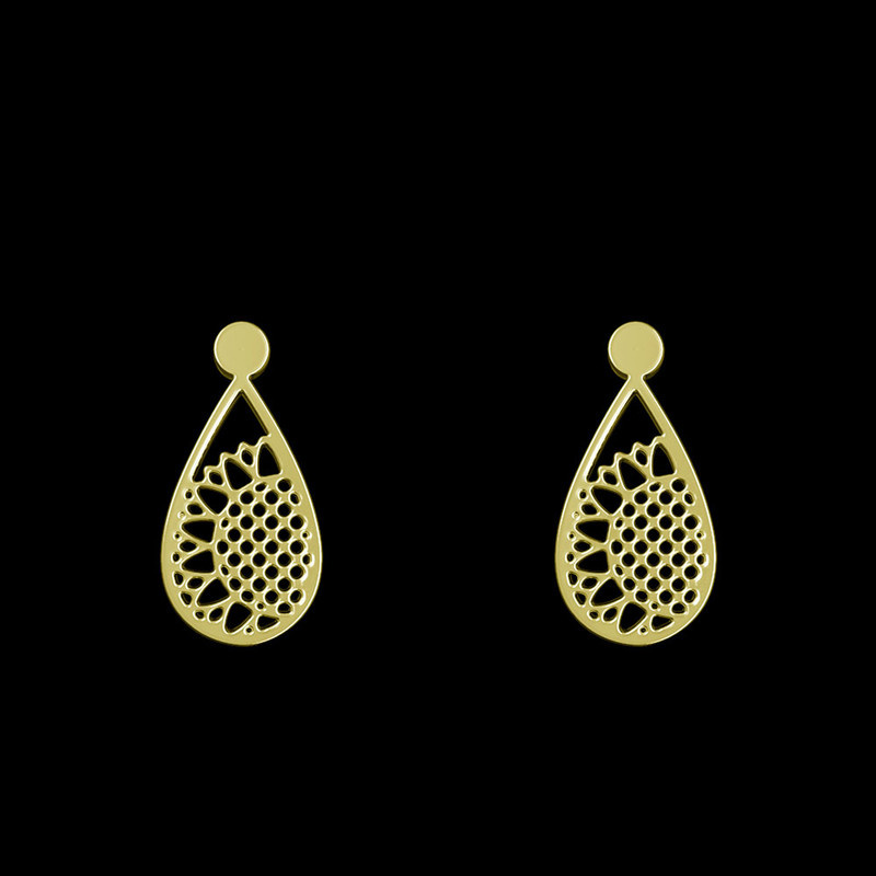 گوشواره طلا 18 عیار زنانه مدوپد مدل گل کد GA1-11458 گوشواره طلا 18 عیار زنانه مدوپد مدل گل کد GA1-11458