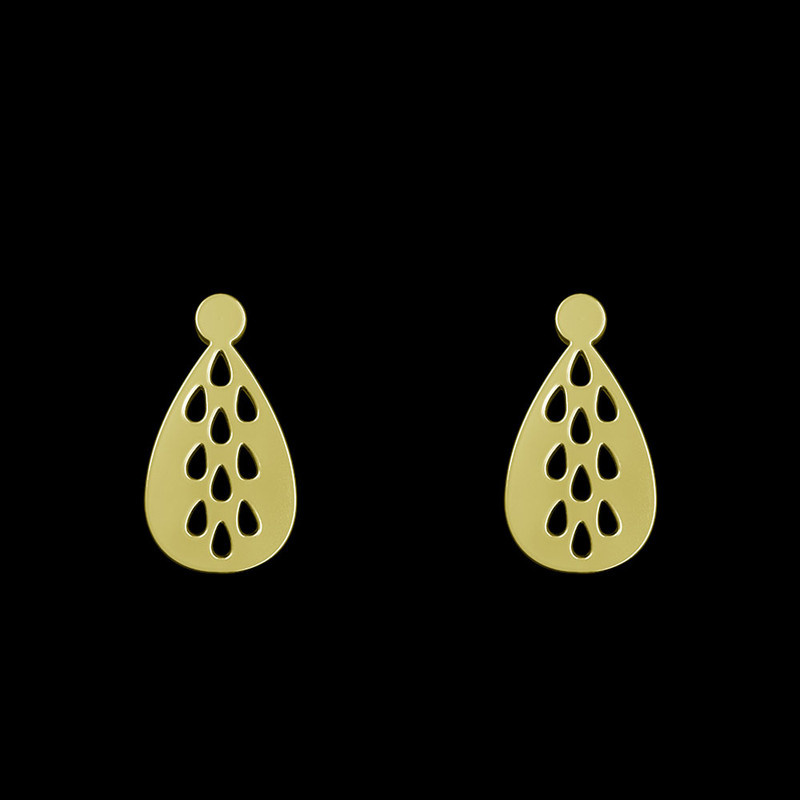 گوشواره طلا 18 عیار زنانه مدوپد مدل اشک کد GA1-11535 گوشواره طلا 18 عیار زنانه مدوپد مدل اشک کد GA1-11535