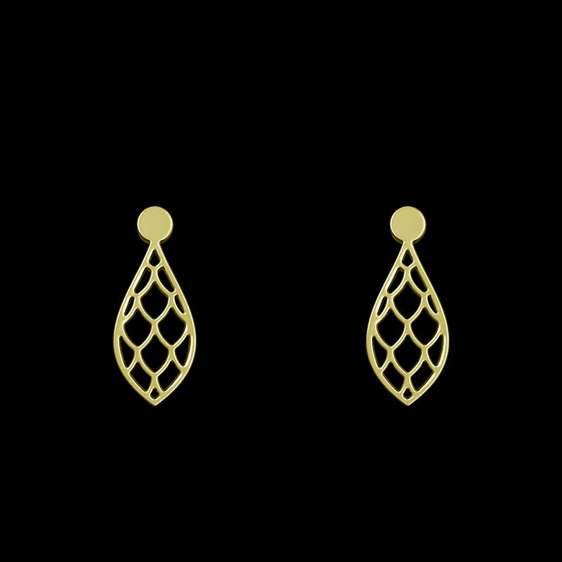 گوشواره طلا 18 عیار زنانه مدوپد مدل اشک کد GA1-11547 گوشواره طلا 18 عیار زنانه مدوپد مدل اشک کد GA1-11547