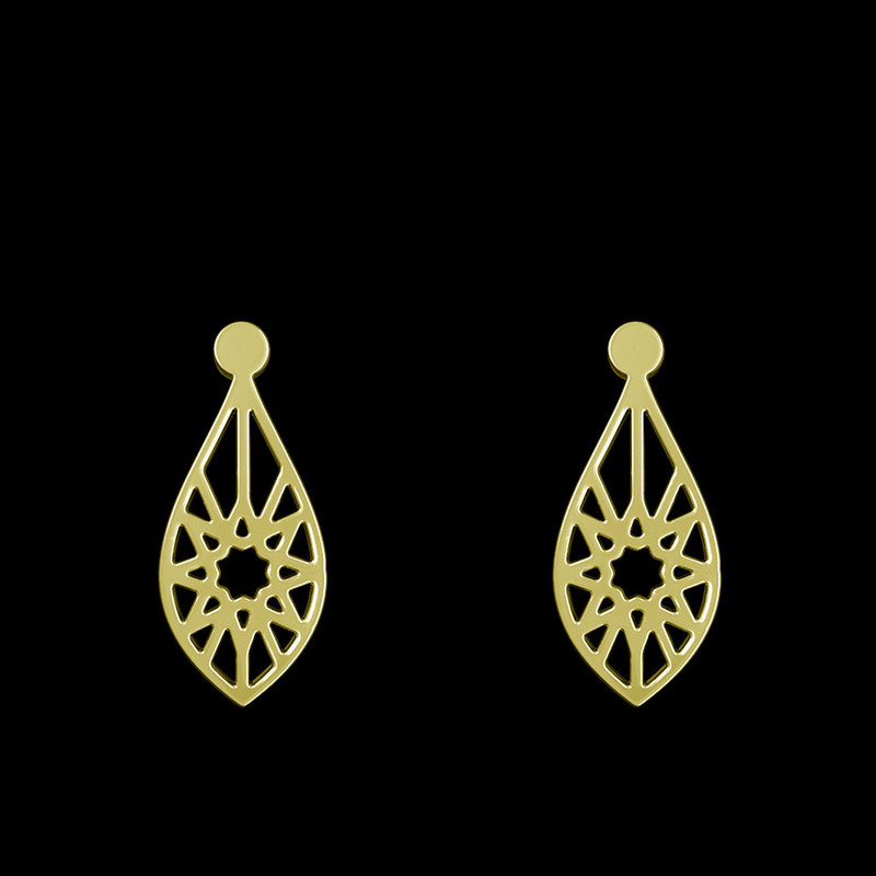 گوشواره طلا 18 عیار زنانه مدوپد مدل اشک کد GA1-11599 گوشواره طلا 18 عیار زنانه مدوپد مدل اشک کد GA1-11599