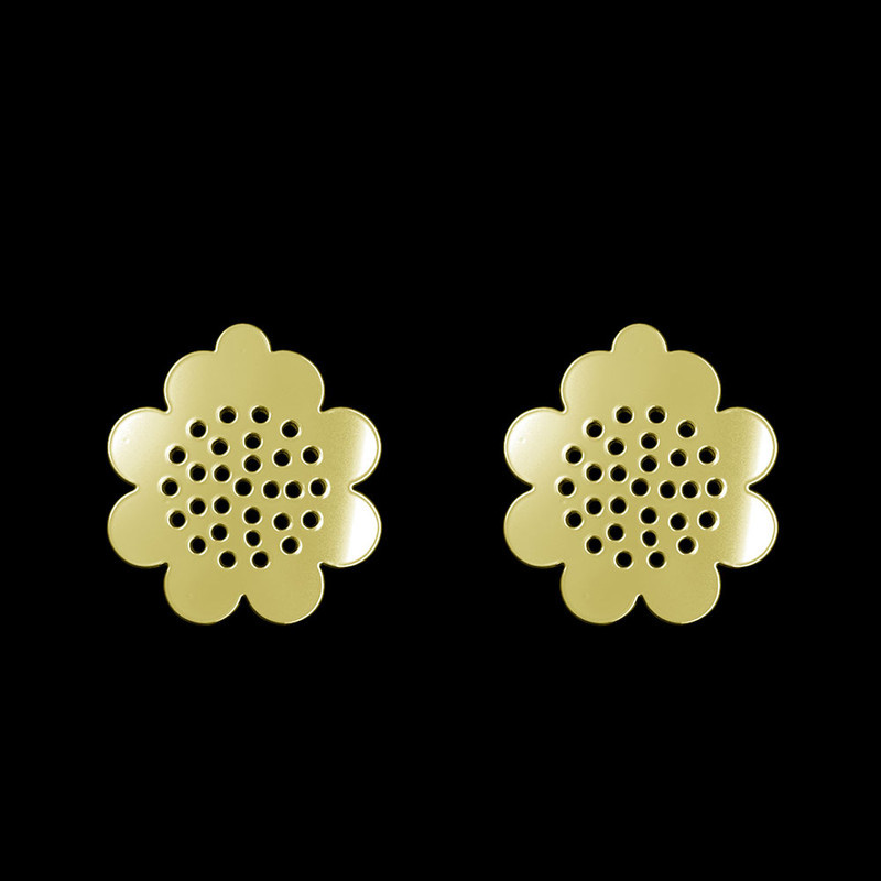 گوشواره طلا 18 عیار زنانه مدوپد مدل گل کد GA1-11627 گوشواره طلا 18 عیار زنانه مدوپد مدل گل کد GA1-11627