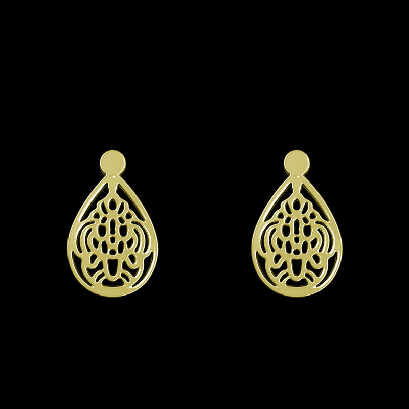 گوشواره طلا 18 عیار زنانه مدوپد مدل هندسی کد GA1-11672 گوشواره طلا 18 عیار زنانه مدوپد مدل هندسی کد GA1-11672