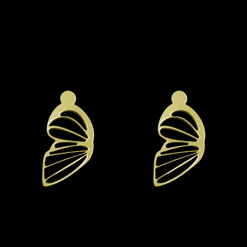 گوشواره طلا 18 عیار زنانه مدوپد مدل بال پروانه کد GA1-11700 گوشواره طلا 18 عیار زنانه مدوپد مدل بال پروانه کد GA1-11700