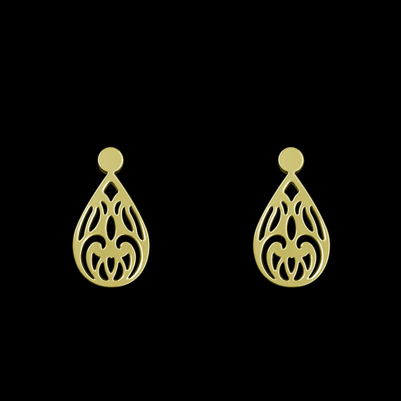 گوشواره طلا 18 عیار زنانه مدوپد مدل هندسی کد GA1-11763 گوشواره طلا 18 عیار زنانه مدوپد مدل هندسی کد GA1-11763