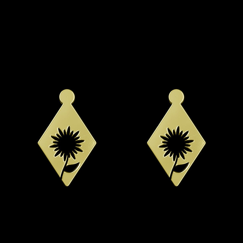 گوشواره طلا 18 عیار زنانه مدوپد مدل گل کد GA1-11775 گوشواره طلا 18 عیار زنانه مدوپد مدل گل کد GA1-11775