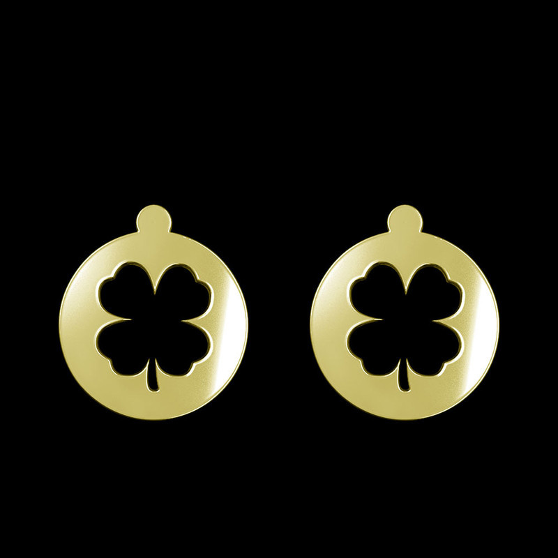 گوشواره طلا 18 عیار زنانه مدوپد مدل برگ کد GA1-11779 گوشواره طلا 18 عیار زنانه مدوپد مدل برگ کد GA1-11779