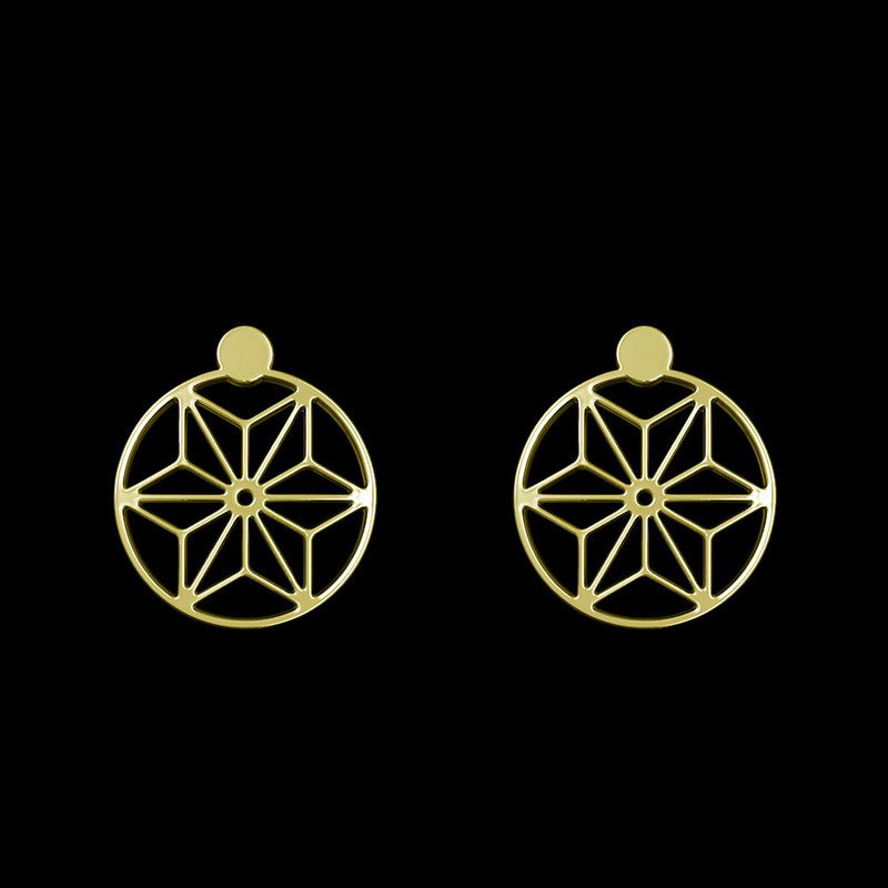 گوشواره طلا 18 عیار زنانه مدوپد مدل ستاره کد GA1-11811 گوشواره طلا 18 عیار زنانه مدوپد مدل ستاره کد GA1-11811