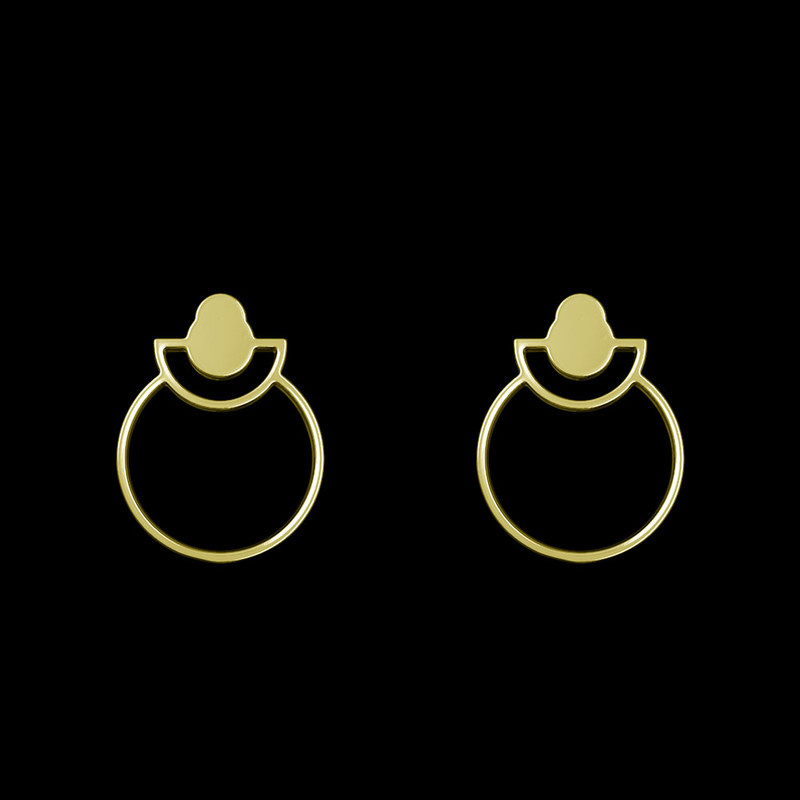 گوشواره طلا 18 عیار زنانه مدوپد مدل دایره کد GA1-11825 گوشواره طلا 18 عیار زنانه مدوپد مدل دایره کد GA1-11825