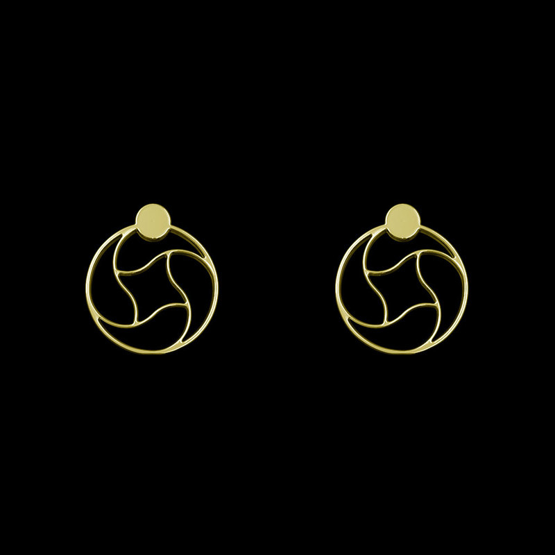 گوشواره طلا 18 عیار زنانه مدوپد مدل دایره کد GA1-11835 گوشواره طلا 18 عیار زنانه مدوپد مدل دایره کد GA1-11835