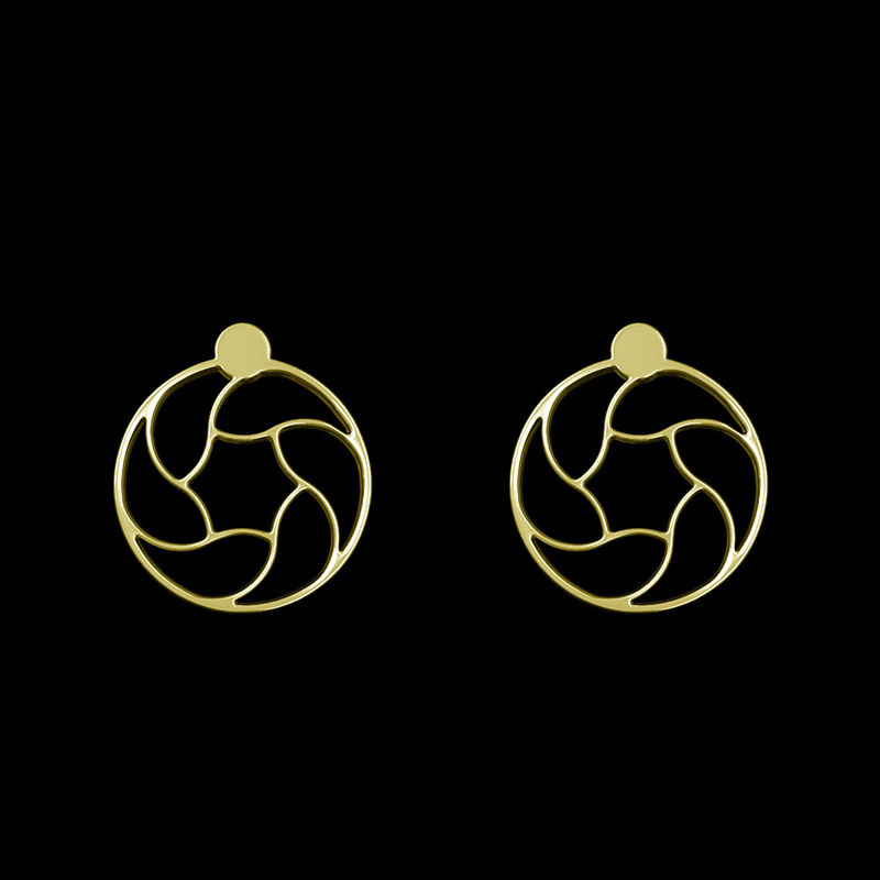 گوشواره طلا 18 عیار زنانه مدوپد مدل دایره کد GA1-11851 گوشواره طلا 18 عیار زنانه مدوپد مدل دایره کد GA1-11851