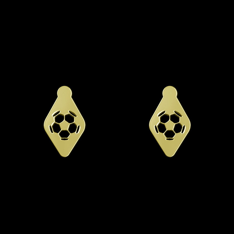 گوشواره طلا 18 عیار زنانه مدوپد مدل توپ فوتبال کد GA1-11862 گوشواره طلا 18 عیار زنانه مدوپد مدل توپ فوتبال کد GA1-11862