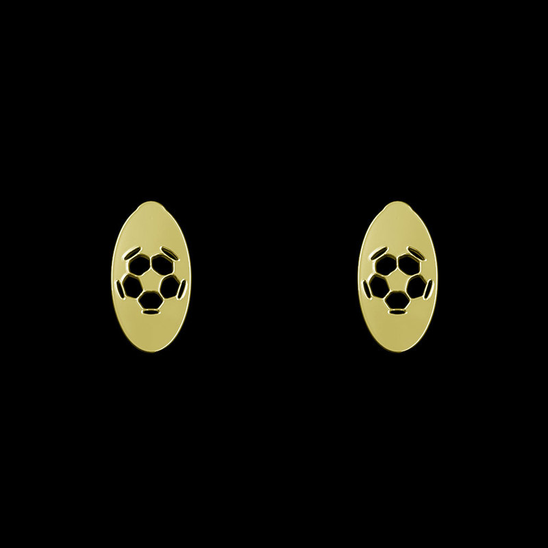 گوشواره طلا 18 عیار زنانه مدوپد مدل توپ فوتبال کد GA1-11864 گوشواره طلا 18 عیار زنانه مدوپد مدل توپ فوتبال کد GA1-11864