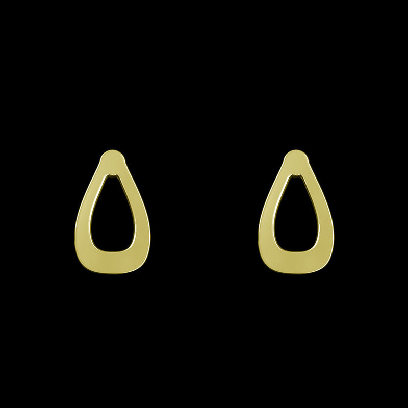 گوشواره طلا 18 عیار زنانه مدوپد مدل اشک کد GA1-11881