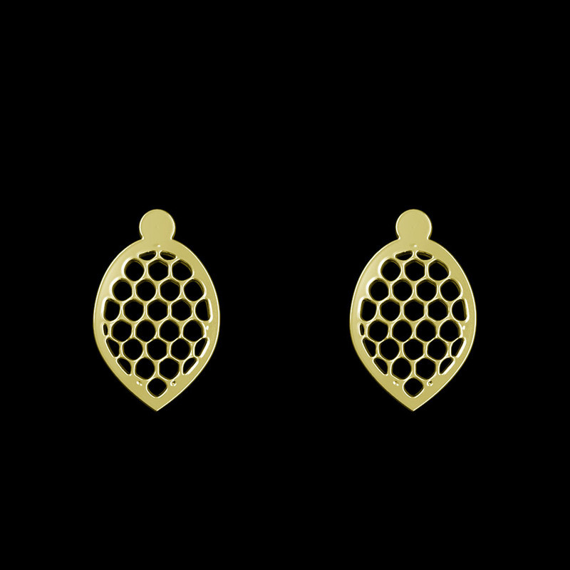 گوشواره طلا 18 عیار زنانه مدوپد مدل هندسی کد GA1-11906 گوشواره طلا 18 عیار زنانه مدوپد مدل هندسی کد GA1-11906