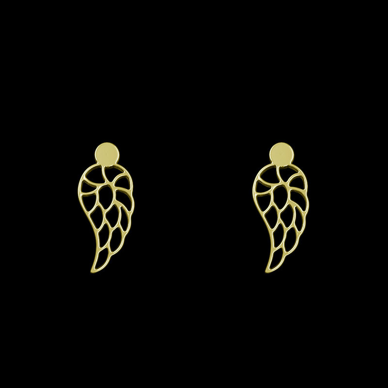 گوشواره طلا 18 عیار زنانه مدوپد مدل بال کد GA1-11977 گوشواره طلا 18 عیار زنانه مدوپد مدل بال کد GA1-11977