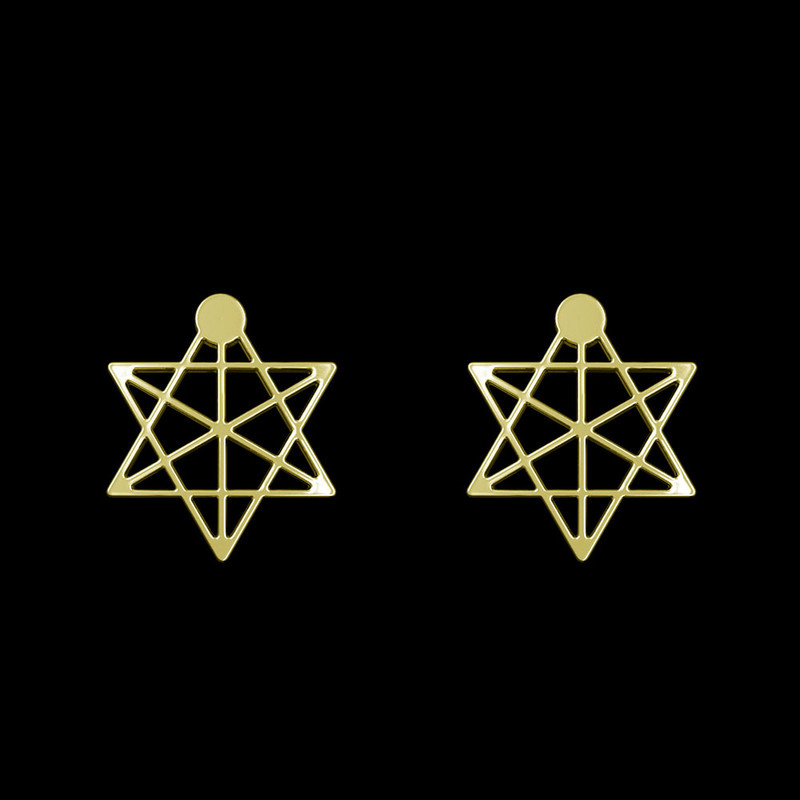 گوشواره طلا 18 عیار زنانه مدوپد مدل ستاره کد GA1-11980 گوشواره طلا 18 عیار زنانه مدوپد مدل ستاره کد GA1-11980