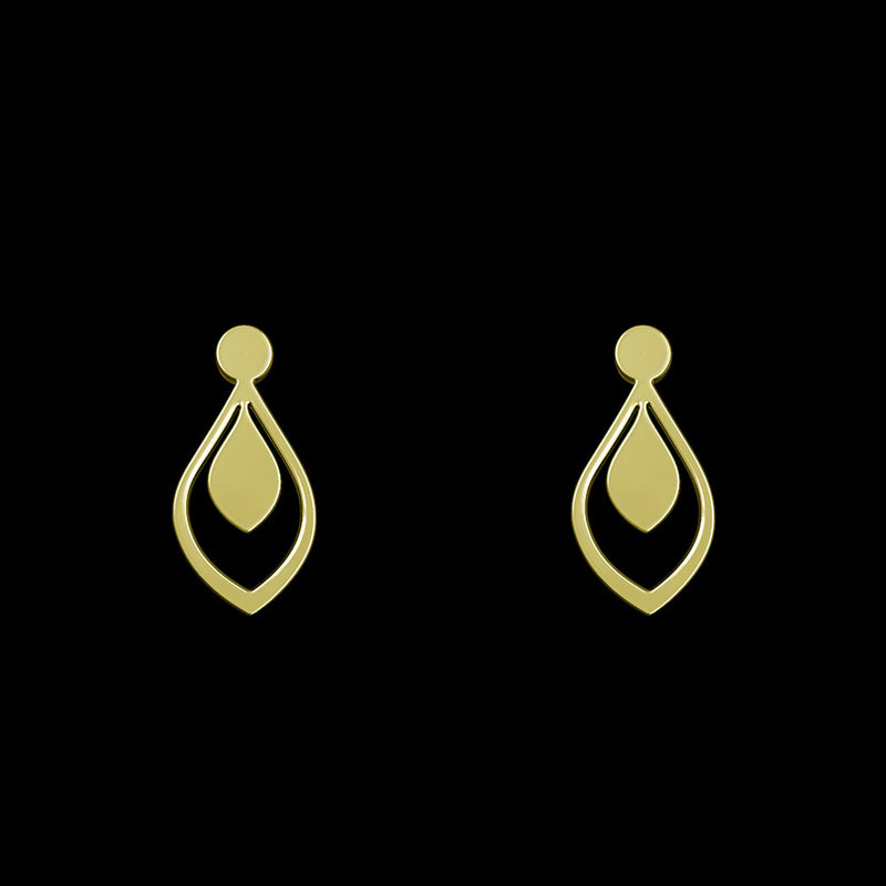 گوشواره طلا 18 عیار زنانه مدوپد مدل اشک کد GA1-12048 گوشواره طلا 18 عیار زنانه مدوپد مدل اشک کد GA1-12048