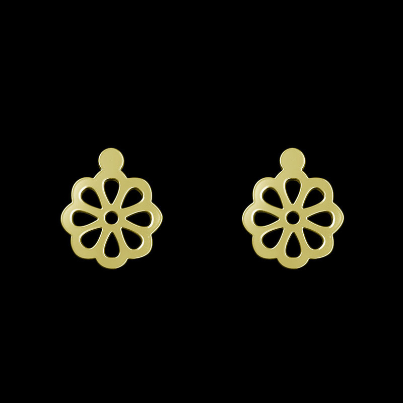 گوشواره طلا 18 عیار زنانه مدوپد مدل گل کد GA1-12070 گوشواره طلا 18 عیار زنانه مدوپد مدل گل کد GA1-12070