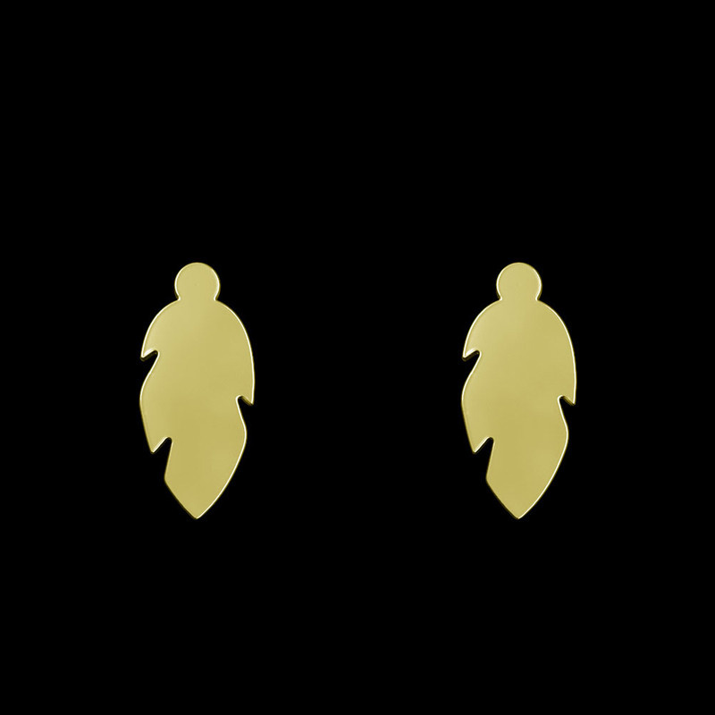 گوشواره طلا 18 عیار زنانه مدوپد مدل برگ کد GA1-12103 گوشواره طلا 18 عیار زنانه مدوپد مدل برگ کد GA1-12103